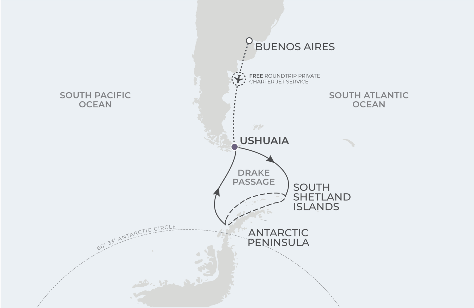 Antarctica Roundtrip hover image